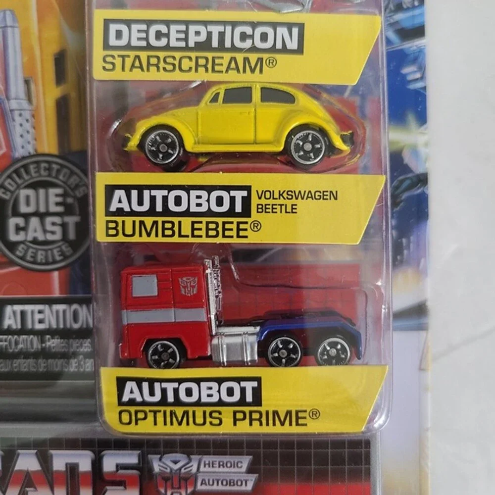 Nano Hollywood Rides Transformers Optimus Prime Bumblebee Starscream